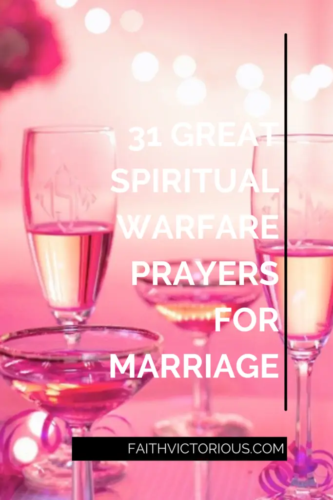 Spiritual Warfare prayers for marriage