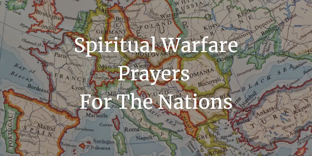 spiritual warfare prayers for the nations