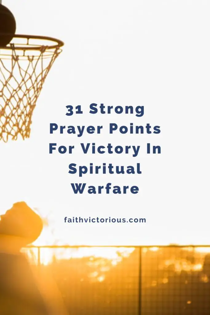 prayer points for victory in spiritual warfare