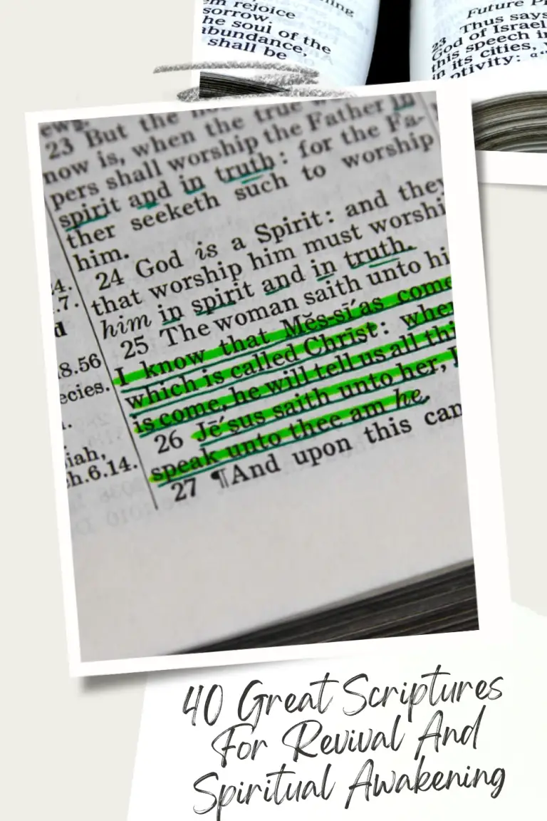 40 Great Scriptures For Revival And Spiritual Awakening Faith Victorious