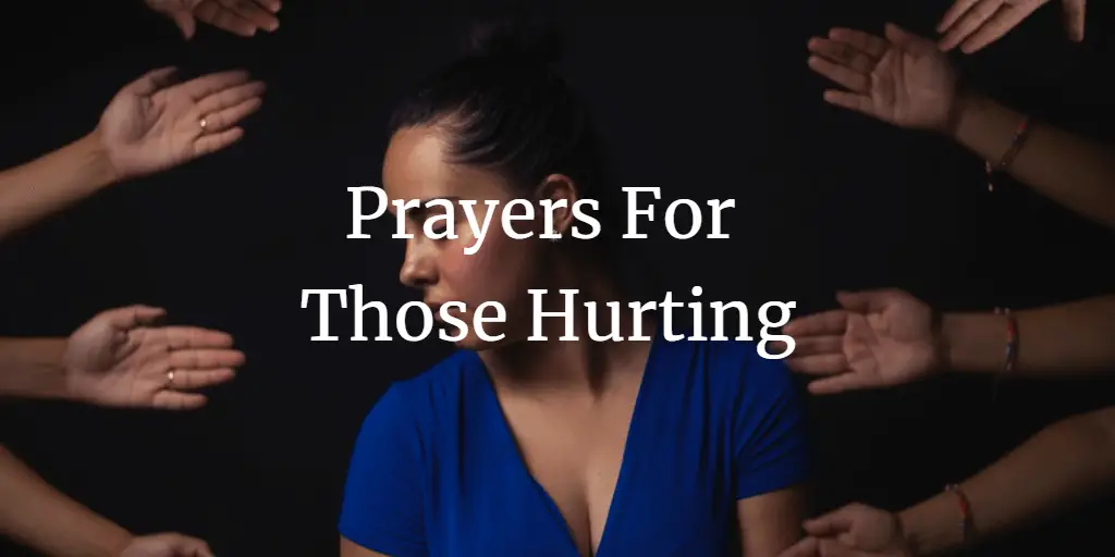prayers for those hurting