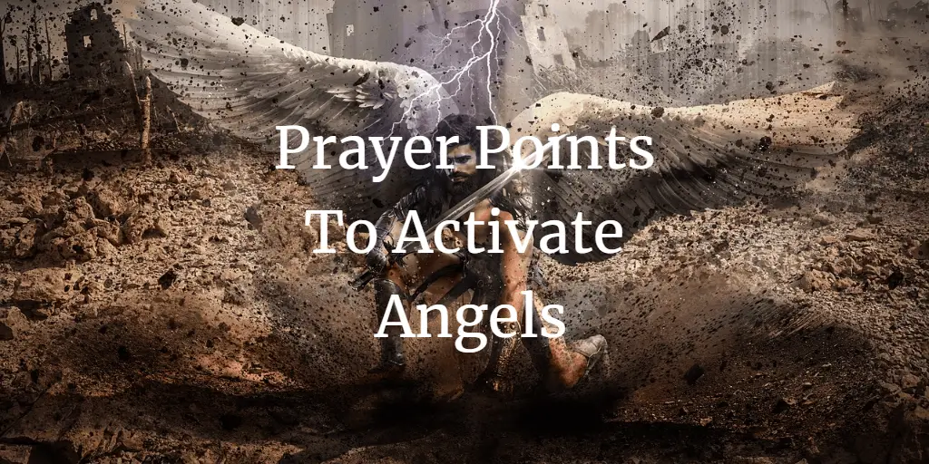 prayer points to activate angels