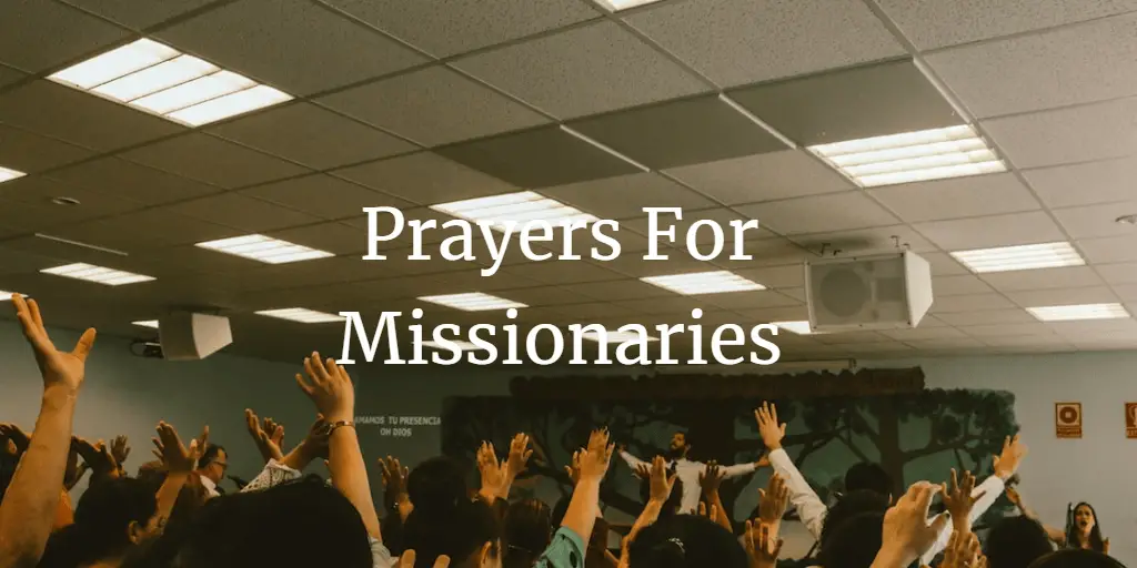 prayers for missionaries