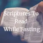 scriptures to read while fasting