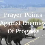 prayer points against enemies of progress